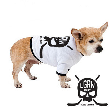 LGRW "Detroit Skull" Dog T-shirt