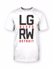 LGRW Bleed Detroit T-Shirt White