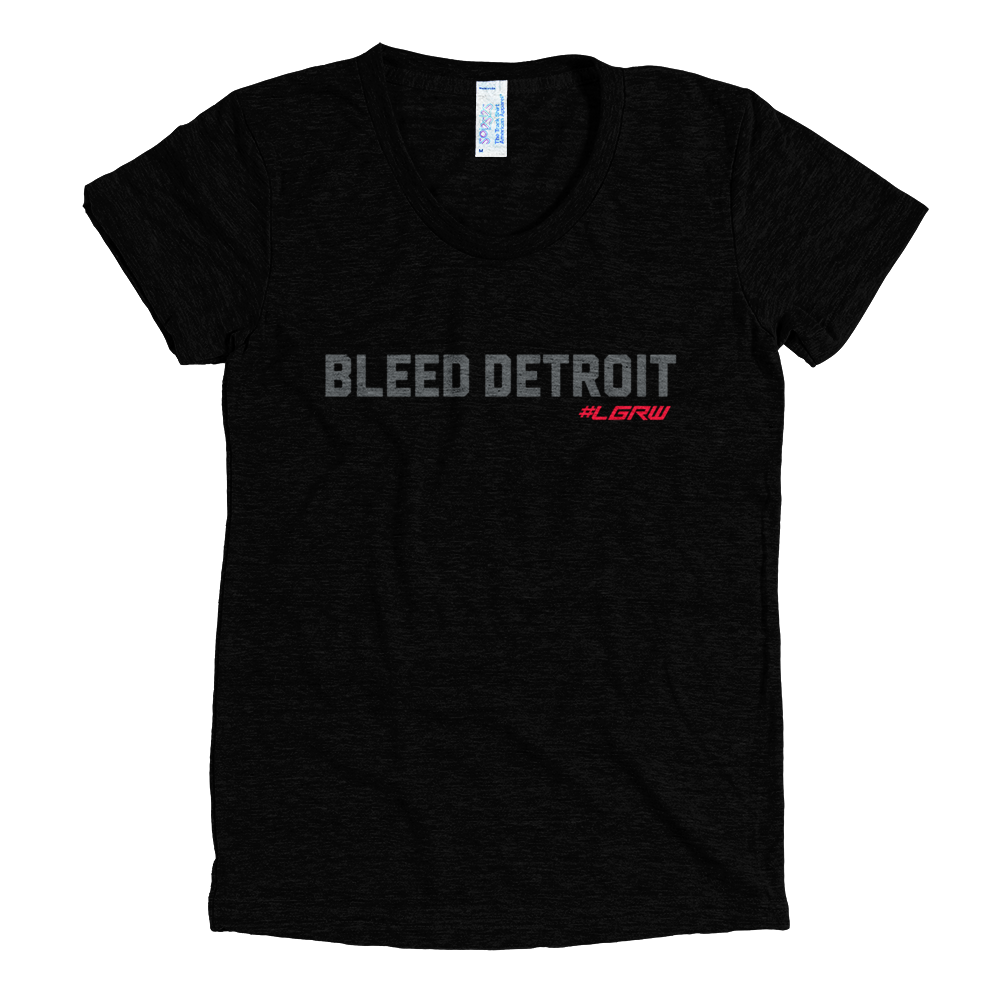 Womens Bleed Detroit Tri-Blend T-shirt