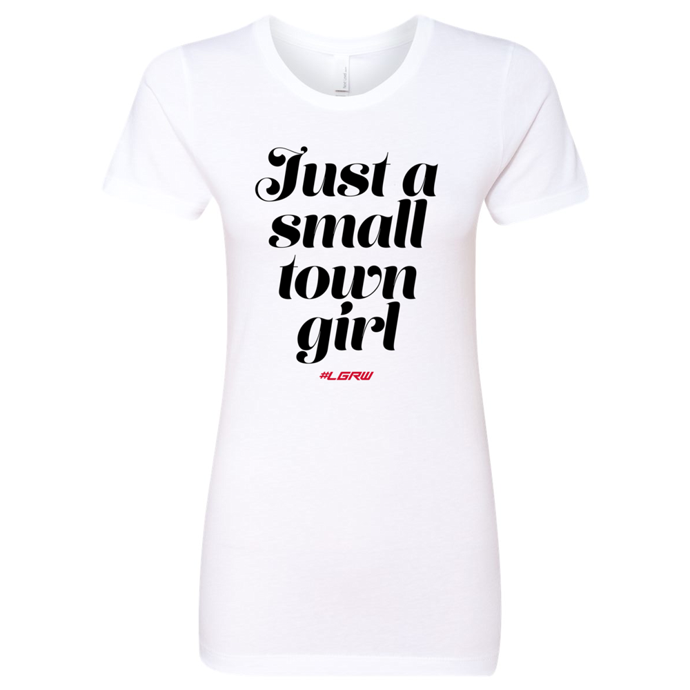 Womens "Just a small town girl" Boyfriend Tee