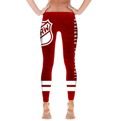 LGRW Custom Leggings - Red Shield