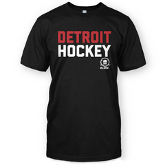 Detroit Hockey T-shirt BLACK