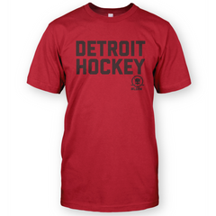 Detroit Hockey T-shirt RED