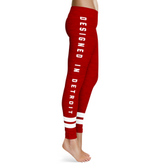 LGRW Custom Leggings - Red Shield