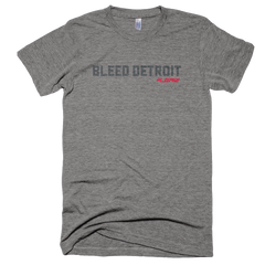 Mens "Bleed Detroit" Tri-Blend T-shirt