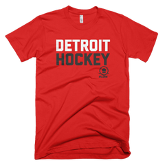Detroit Hockey T-shirt RED WHITE