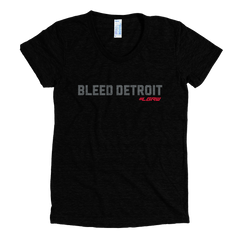 Womens Bleed Detroit Tri-Blend T-shirt